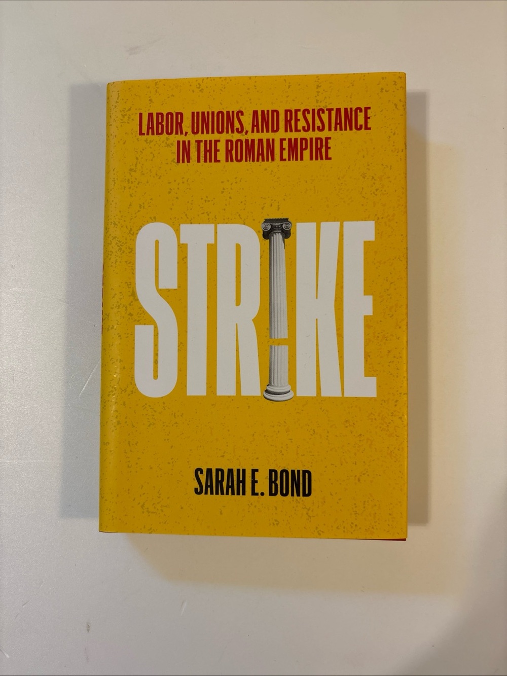 Sarah E. Bond Strike — Yellow Hardcover Book